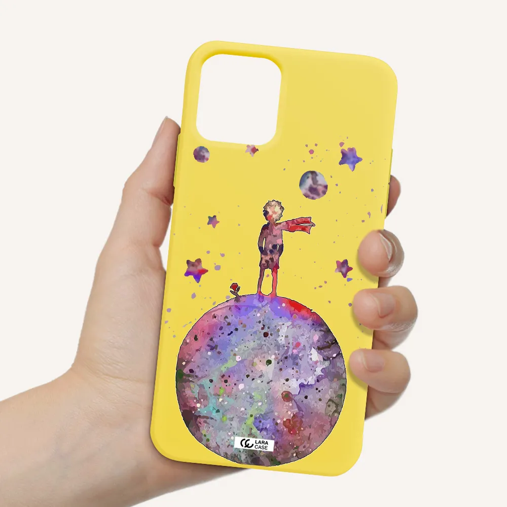 Little Prince Night Apple iPhone 11 pro max Silicone canary yellow Case