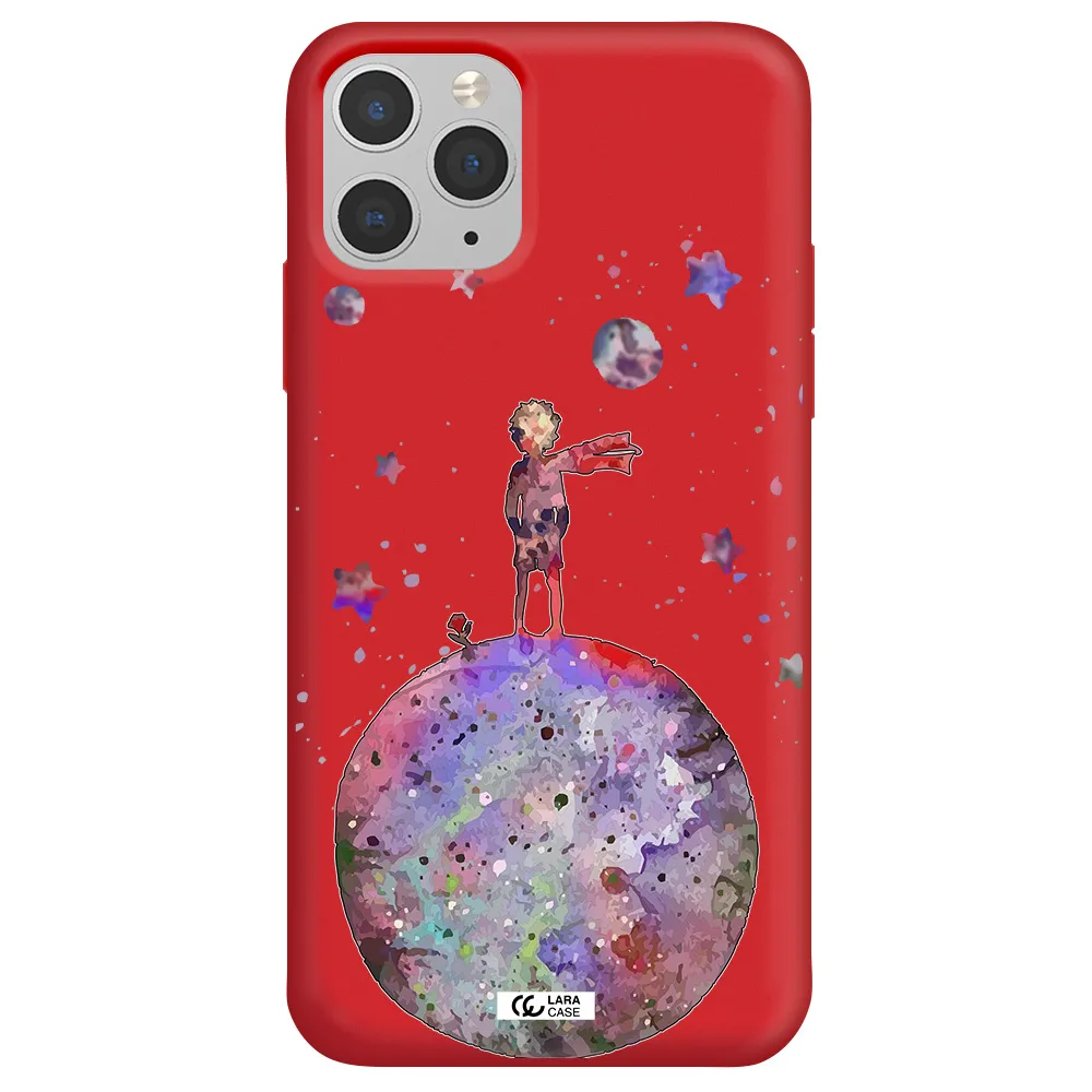 Little Prince Night Apple iPhone 11 pro max Silicone Imperial Red Case