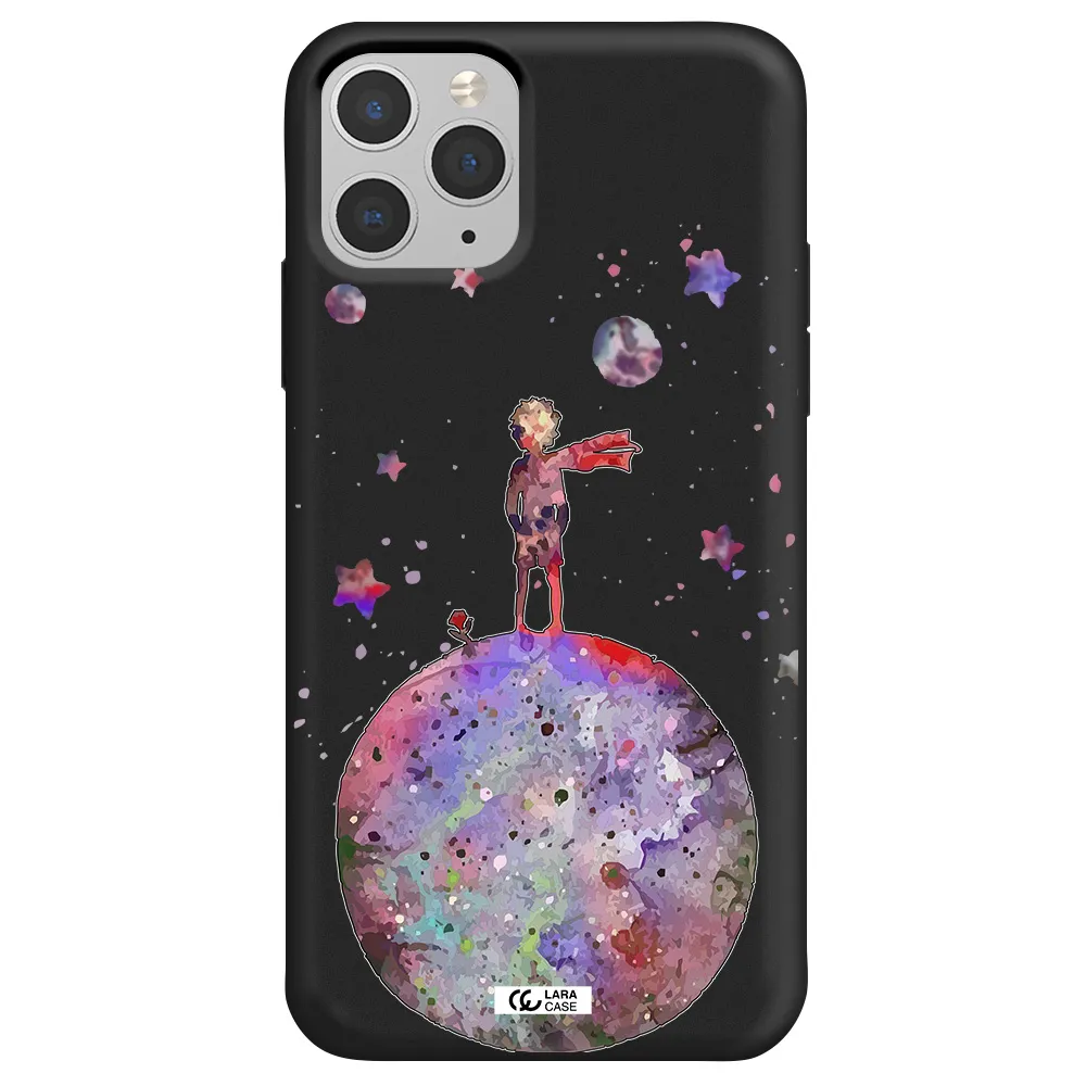 Little Prince Night Apple iPhone 11 pro Silicone black Case