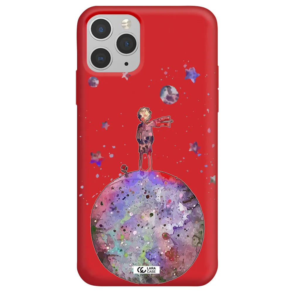 Little Prince Night Apple iPhone 11 pro Silicone Imperial Red Case