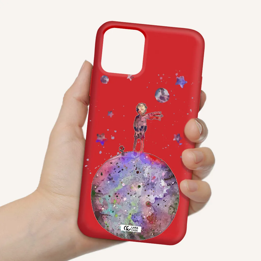 Little Prince Night Apple iPhone 11 pro Silicone Imperial Red Case