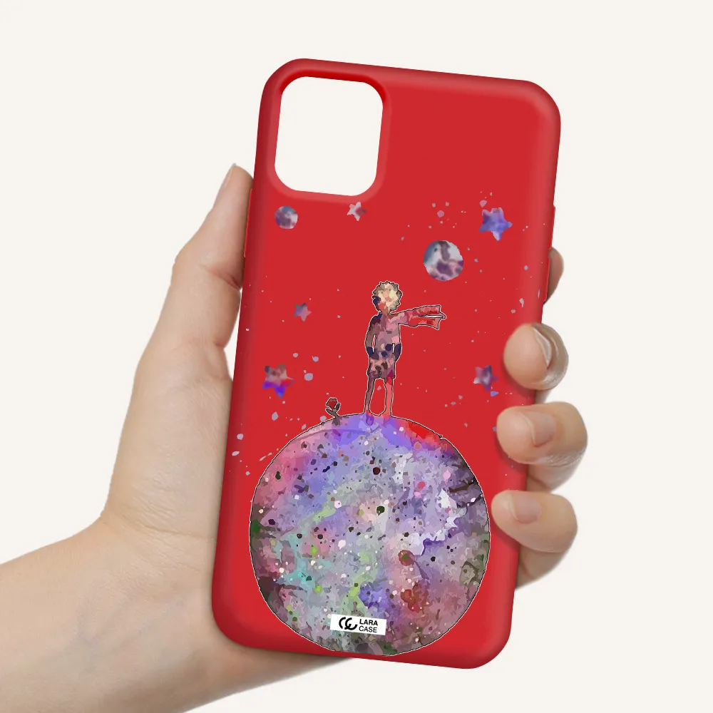 Little Prince Night Apple iPhone 11 Silicone Imperial Red Case