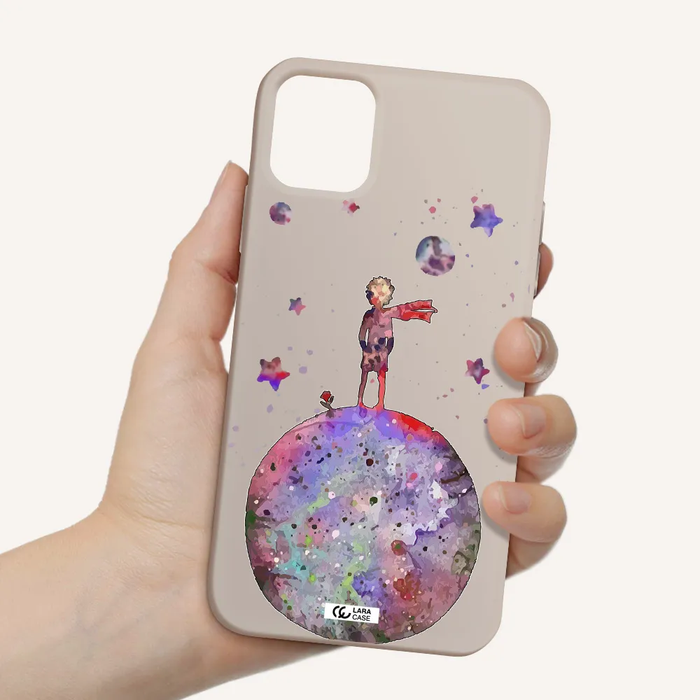 Little Prince Night Apple iPhone 11 Silicone Stone Case
