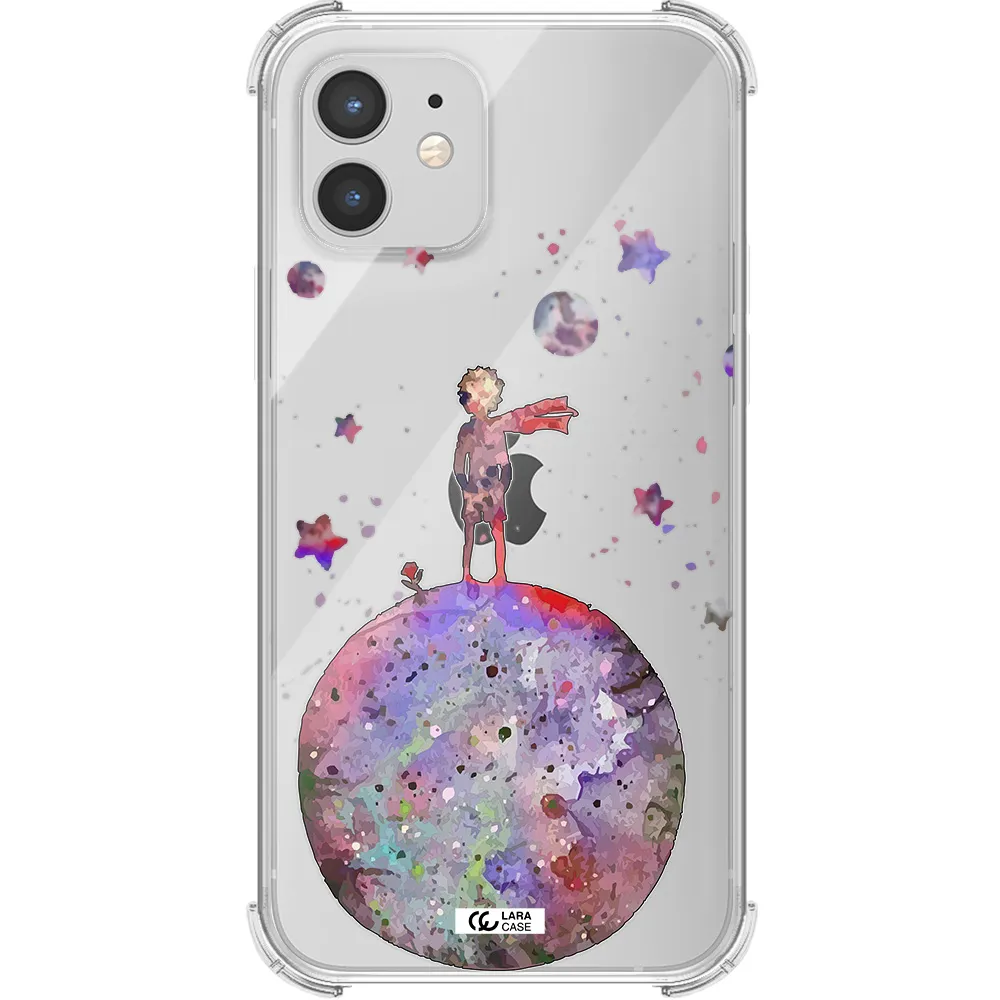 Little Prince Night Apple iPhone 12 Clear PC Case