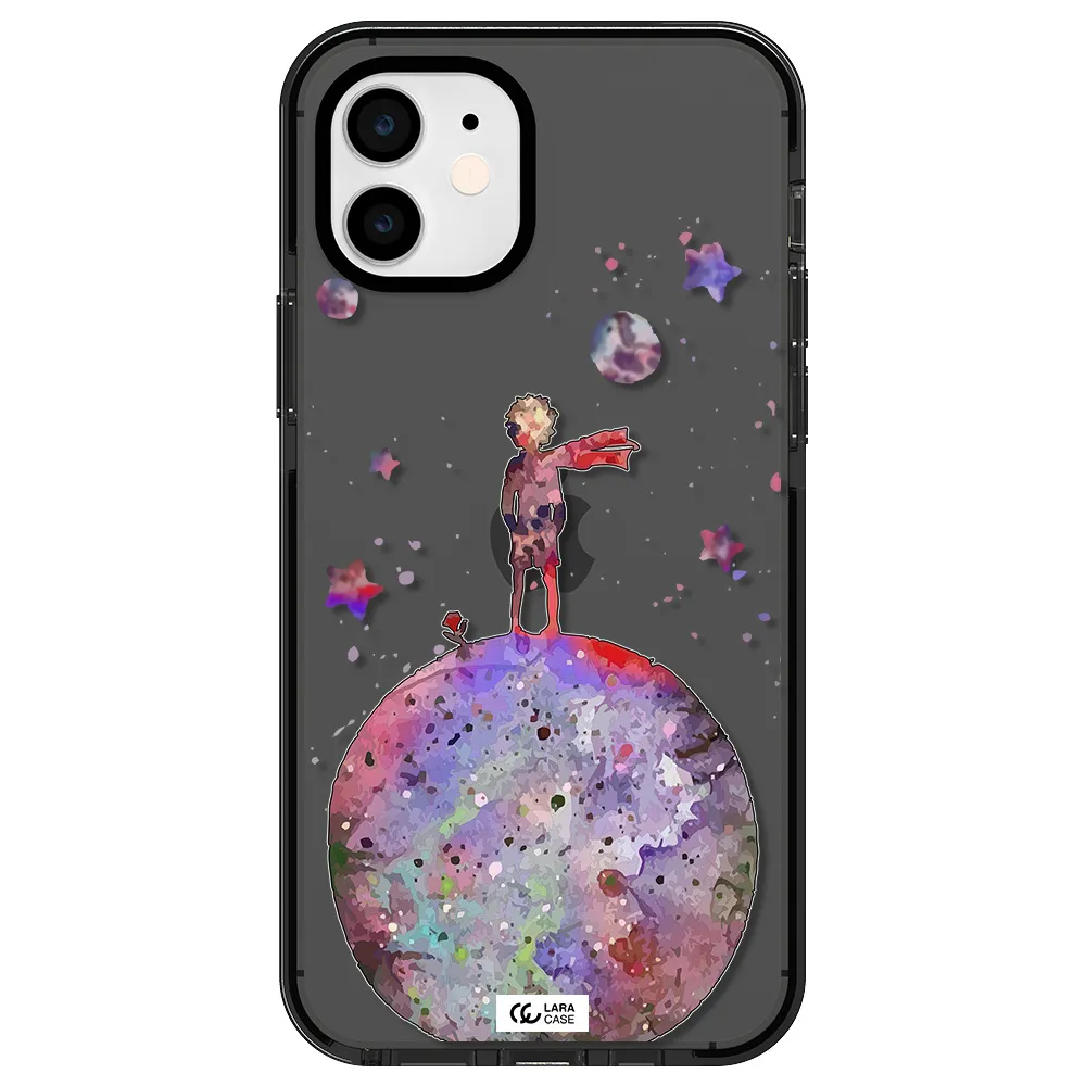 Little Prince Night Apple iPhone 12 impact Smoke Black Case