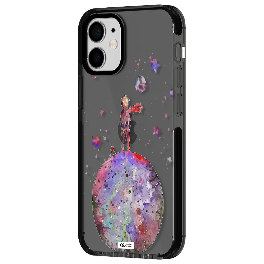 Little Prince Night Apple iPhone 12 mini impact Smoke Black Case