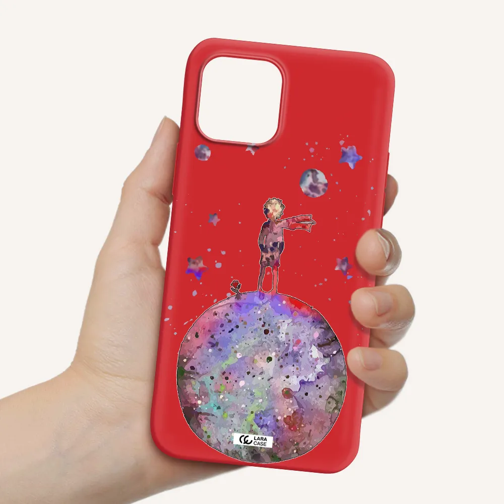 Little Prince Night Apple iPhone 12 mini Silicone Imperial Red Case