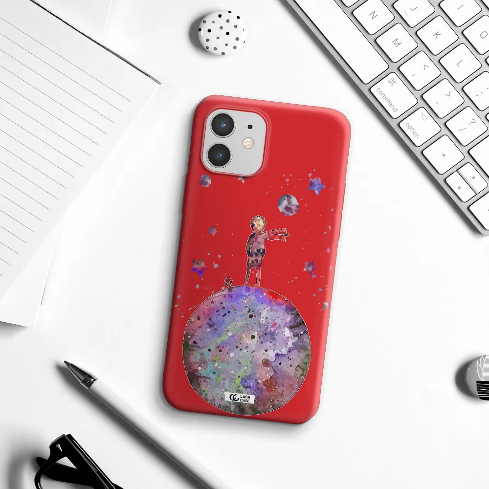 Little Prince Night Apple iPhone 12 mini Silicone Imperial Red Case