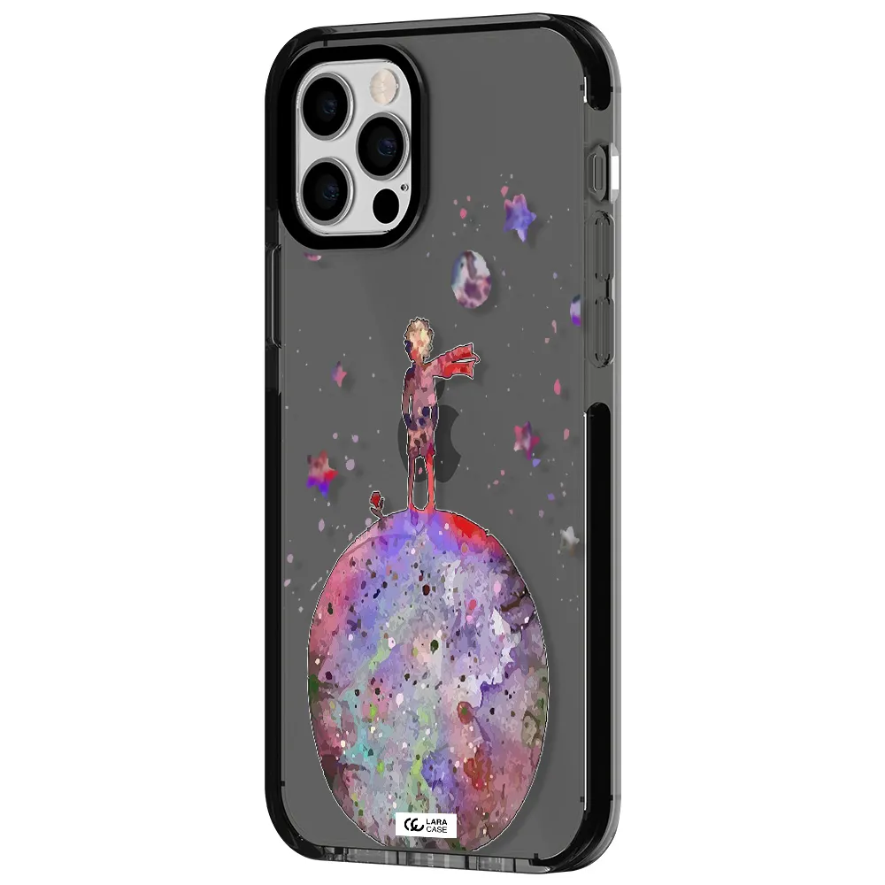 Little Prince Night Apple iPhone 12 pro impact Smoke Black Case