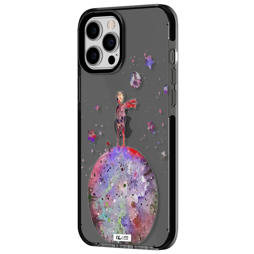 Little Prince Night Apple iPhone 12 pro max impact Smoke Black Case