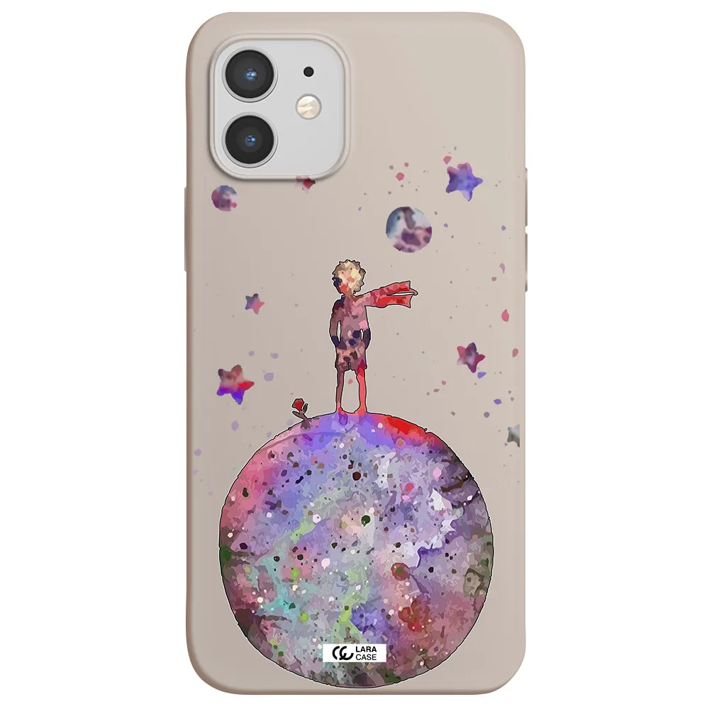 Little Prince Night Apple iPhone 12 Silicone Stone Case