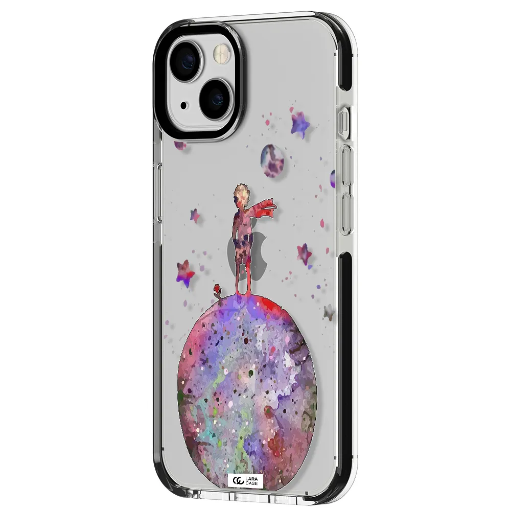 Little Prince Night Apple iPhone 13 impact black border Case