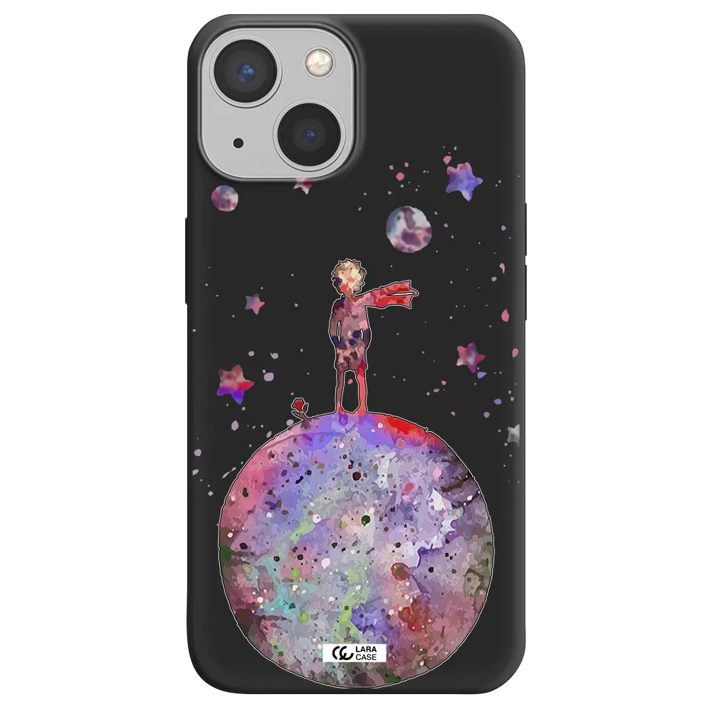 Little Prince Night Apple iPhone 13 mini Silicone black Case