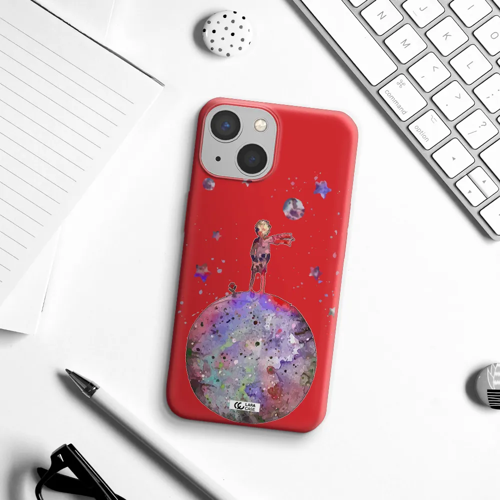 Little Prince Night Apple iPhone 13 mini Silicone Imperial Red Case
