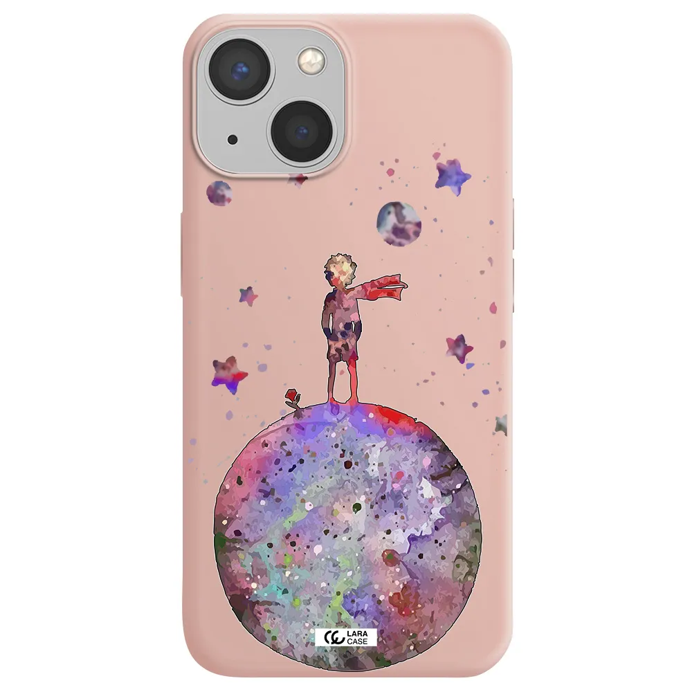 Little Prince Night Apple iPhone 13 mini Silicone pastel pink Case