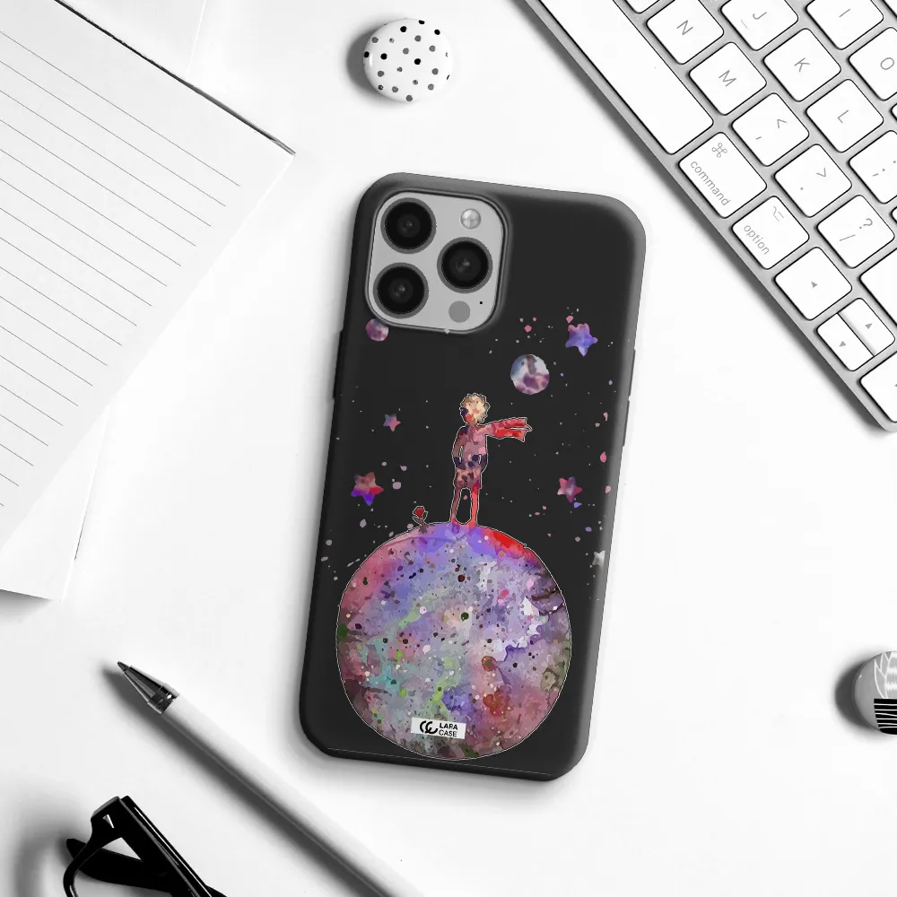 Little Prince Night Apple iPhone 13 Pro Max Silicone black Case
