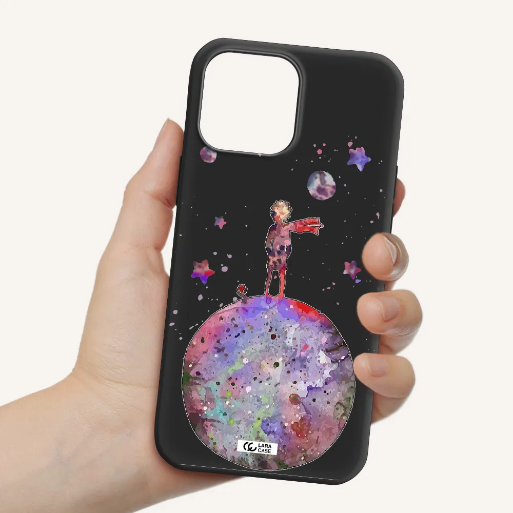 Little Prince Night Apple iPhone 13 Pro Silicone black Case