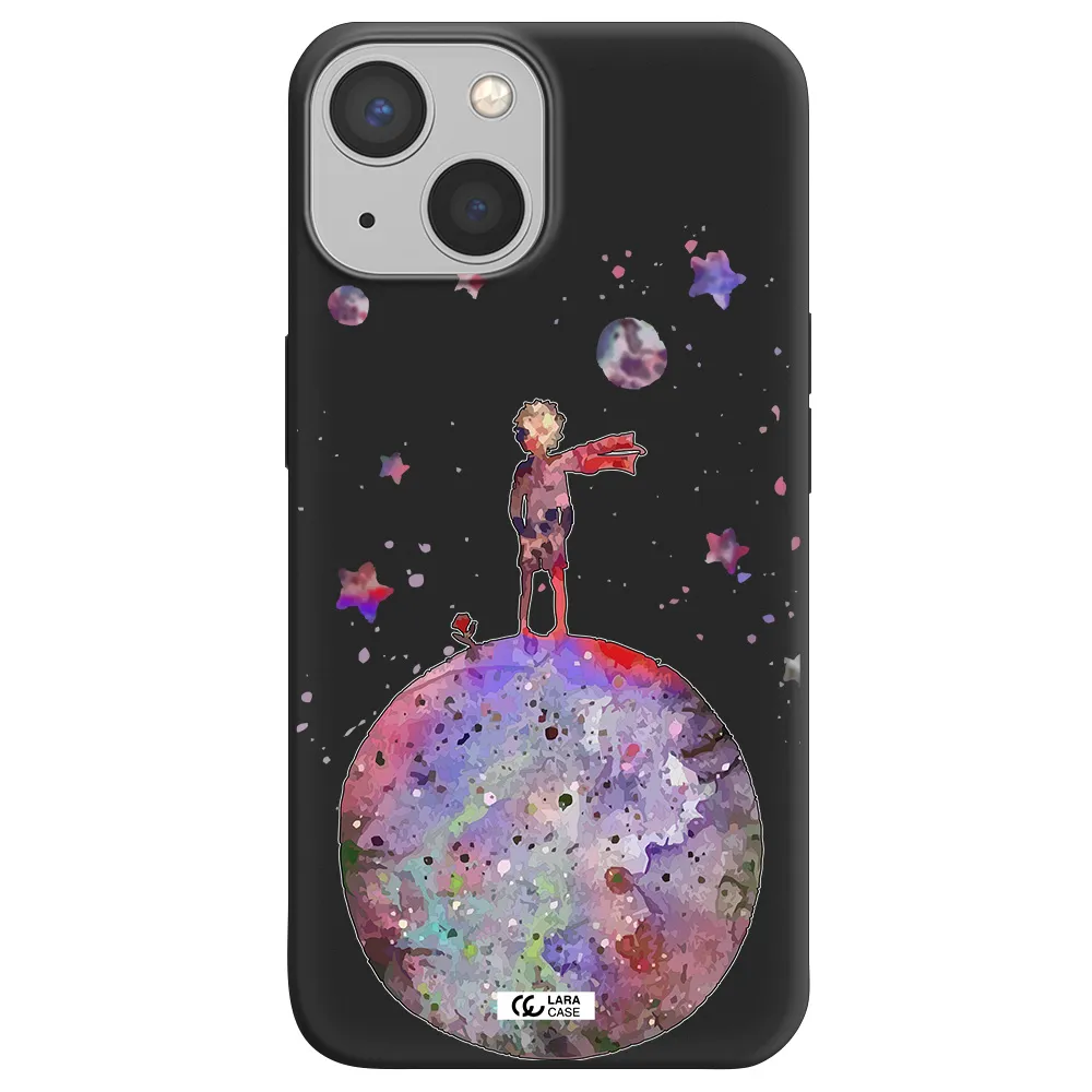 Little Prince Night Apple iPhone 13 Silicone black Case