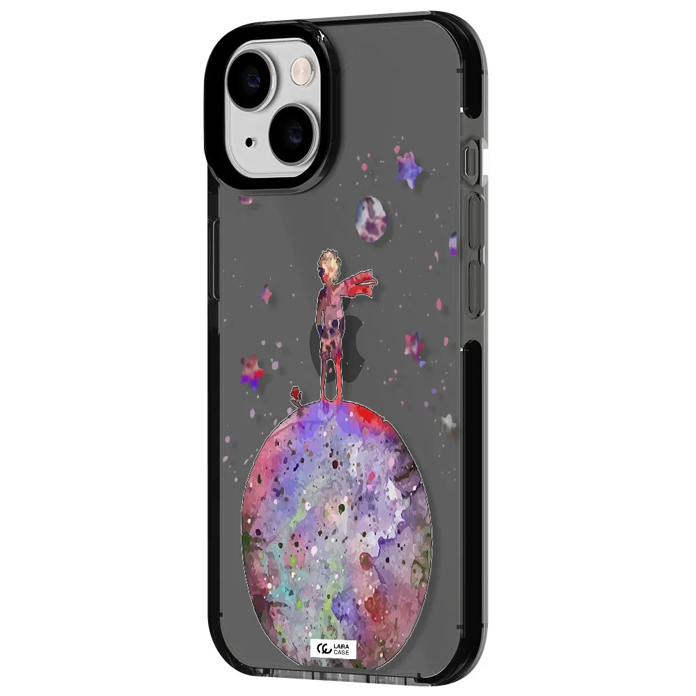 Little Prince Night Apple iPhone 14 impact Smoke Black Case