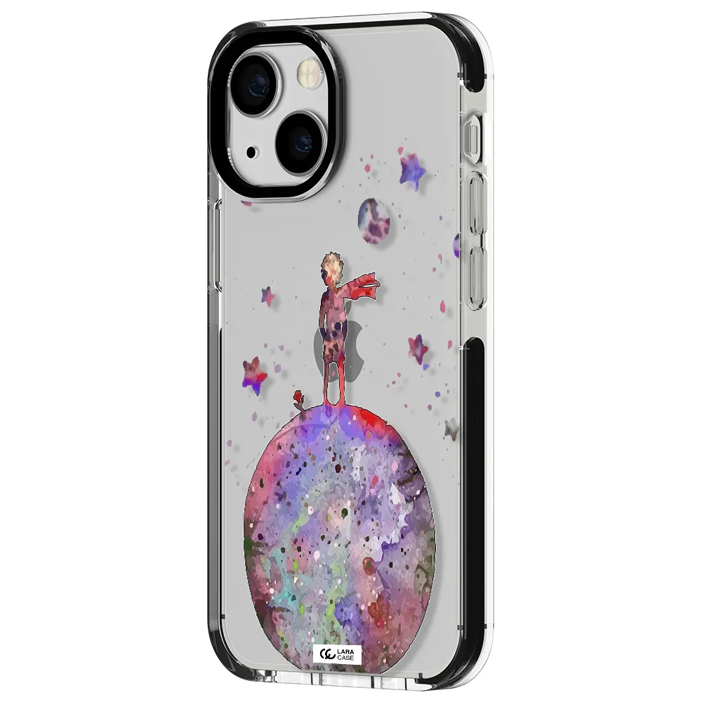 Little Prince Night Apple iPhone 15 impact black border Case