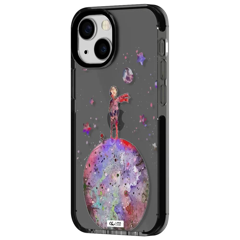 Little Prince Night Apple iPhone 15 impact Smoke Black Case