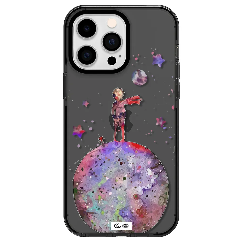 Little Prince Night Apple iPhone 15 Pro Max impact Smoke Black Case
