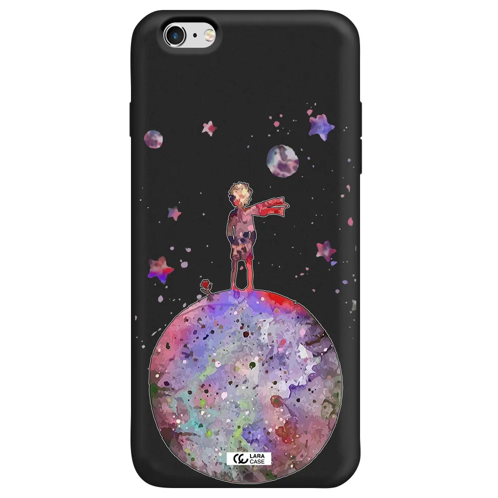 Little Prince Night Apple iPhone 6 s plus Silicone black Case