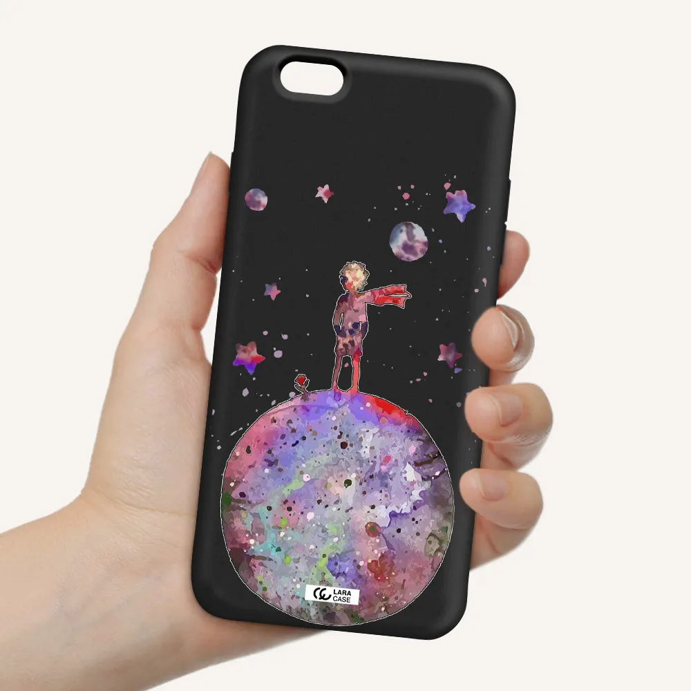 Little Prince Night Apple iPhone 6 s plus Silicone black Case