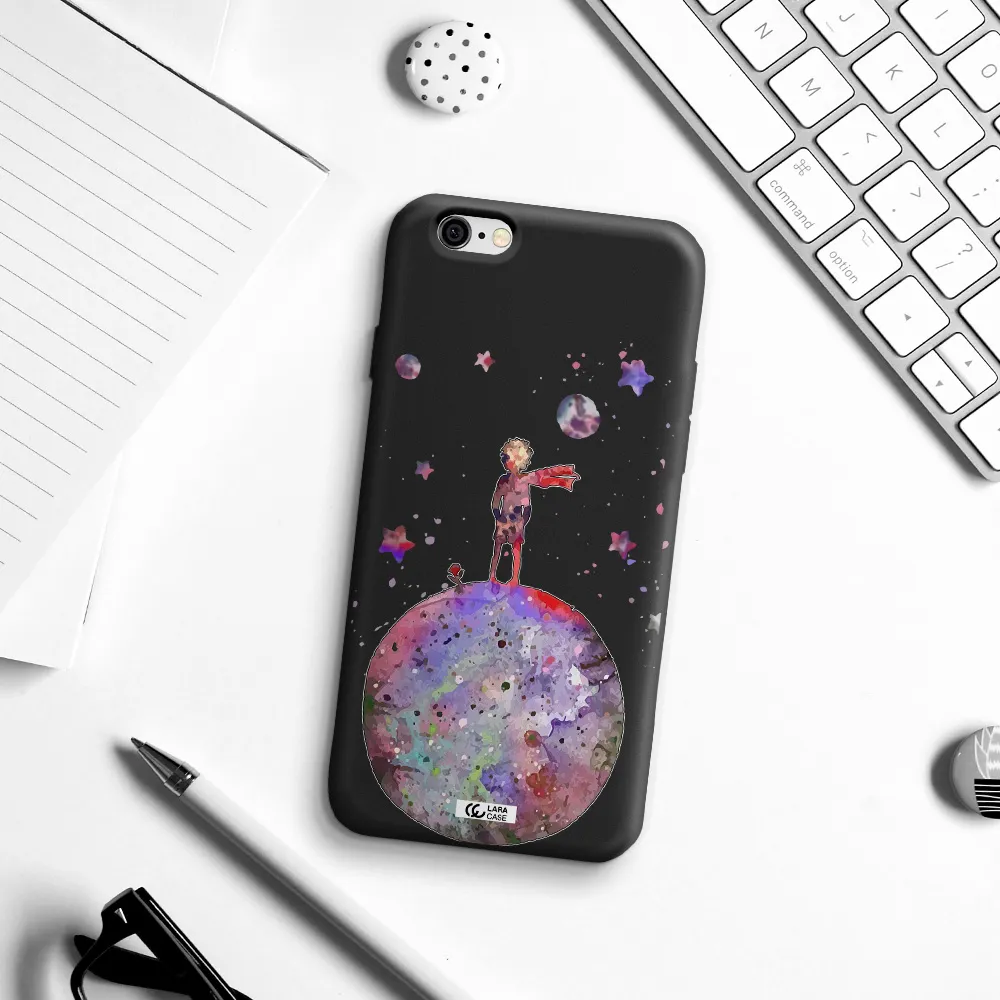 Little Prince Night Apple iPhone 6 Silicone black Case