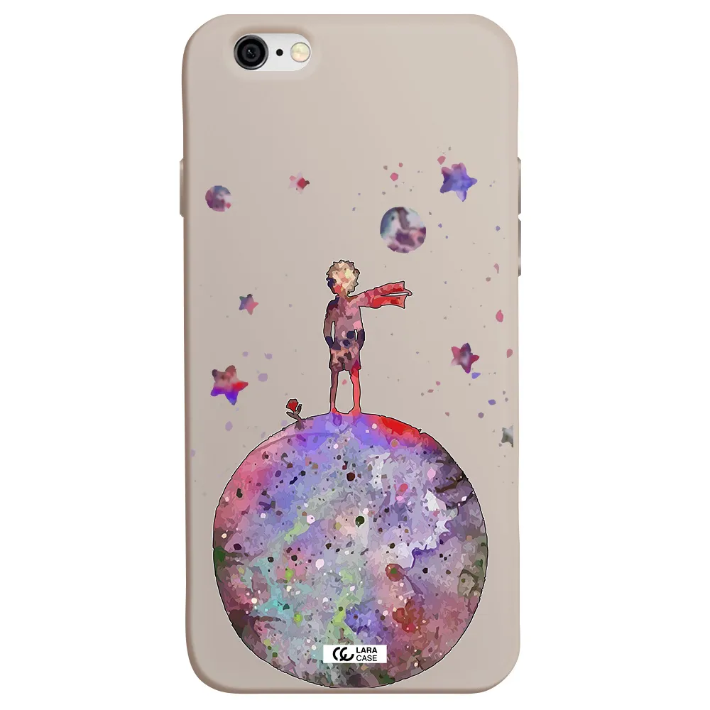Little Prince Night Apple iPhone 6 Silicone Stone Case