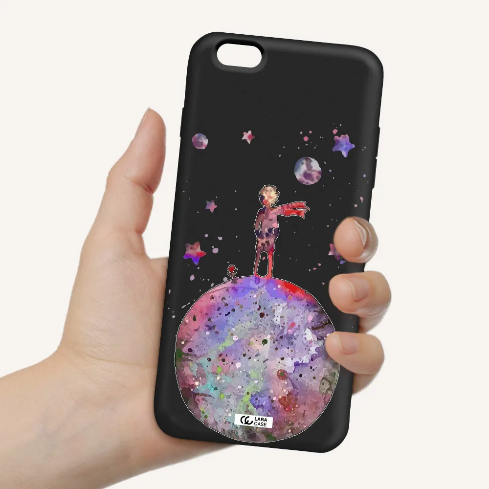 Little Prince Night Apple iPhone 6S Silicone black Case