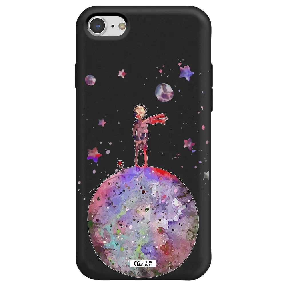 Little Prince Night Apple iPhone 7 Silicone black Case