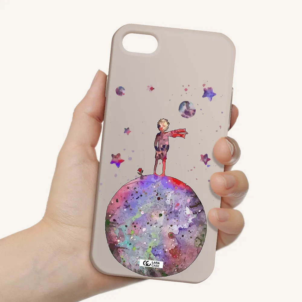 Little Prince Night Apple iPhone 8 Silicone Stone Case