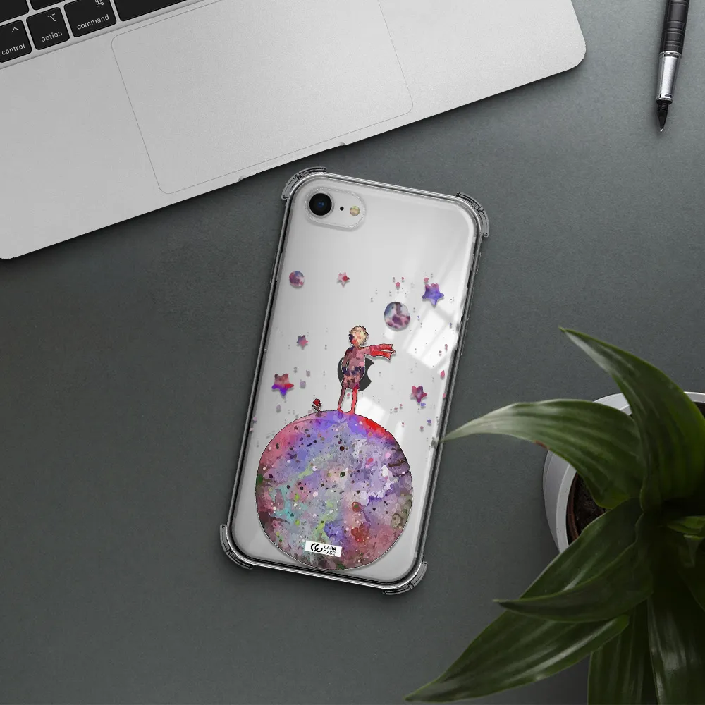 Little Prince Night Apple iPhone se 2020 Clear PC Case