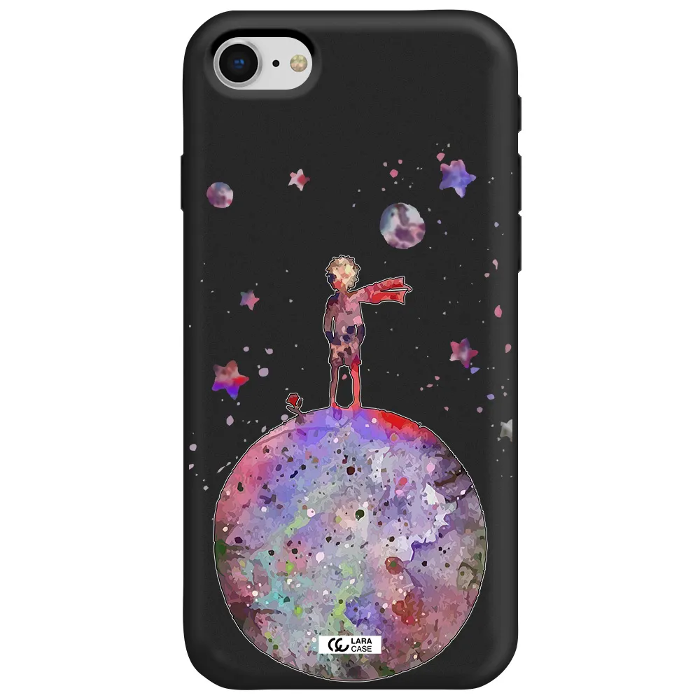 Little Prince Night Apple iPhone se 2020 Silicone black Case
