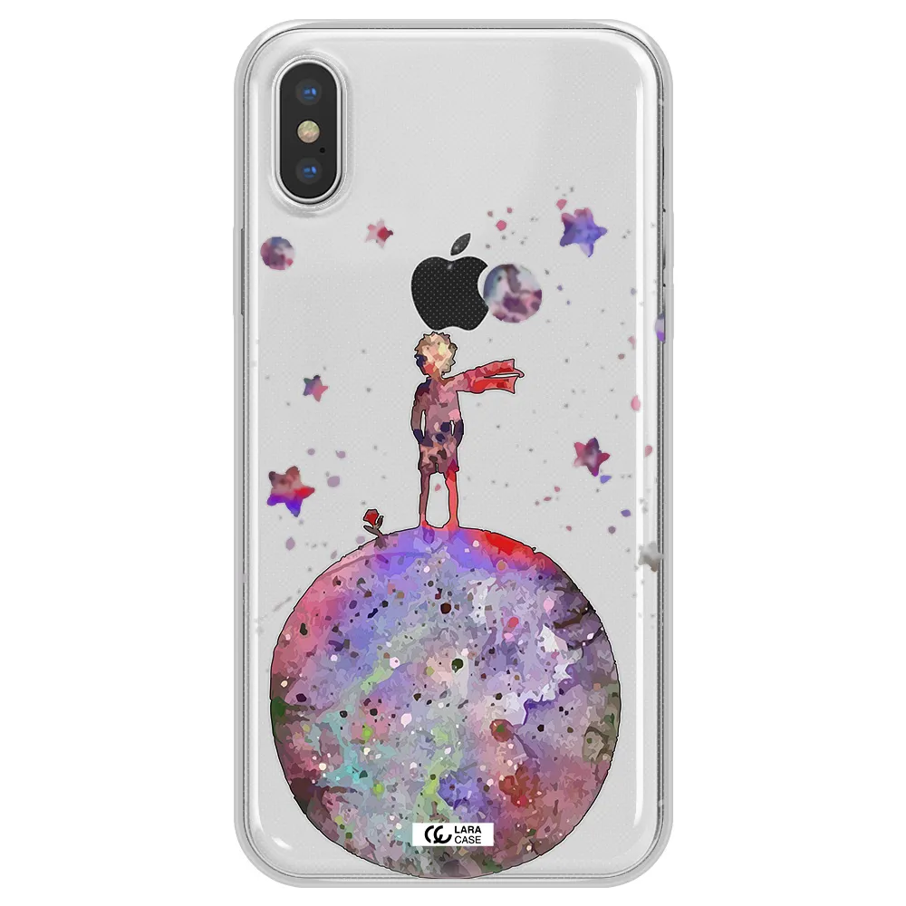 Little Prince Night Apple iPhone XS Clear TPU Case
