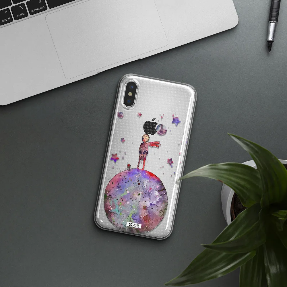 Little Prince Night Apple iPhone XS Clear TPU Case