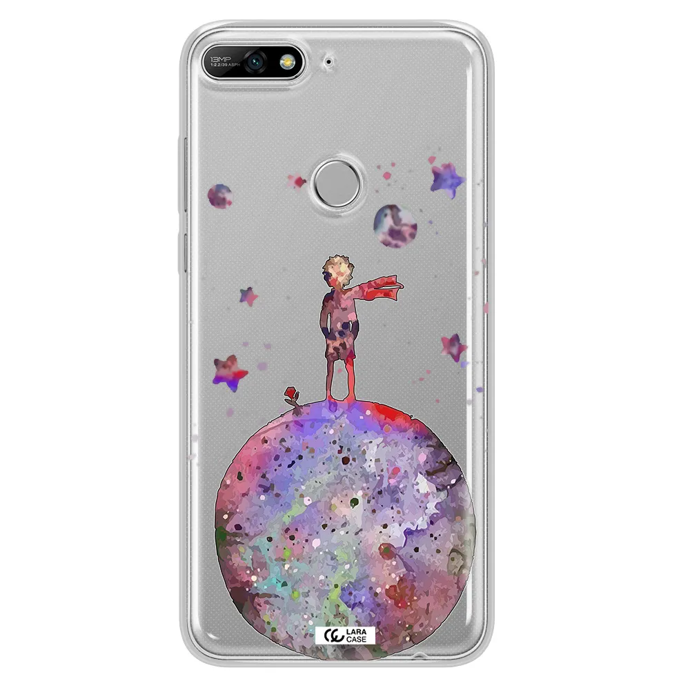 Little Prince Night Huawei Y7 2018 Clear TPU Case