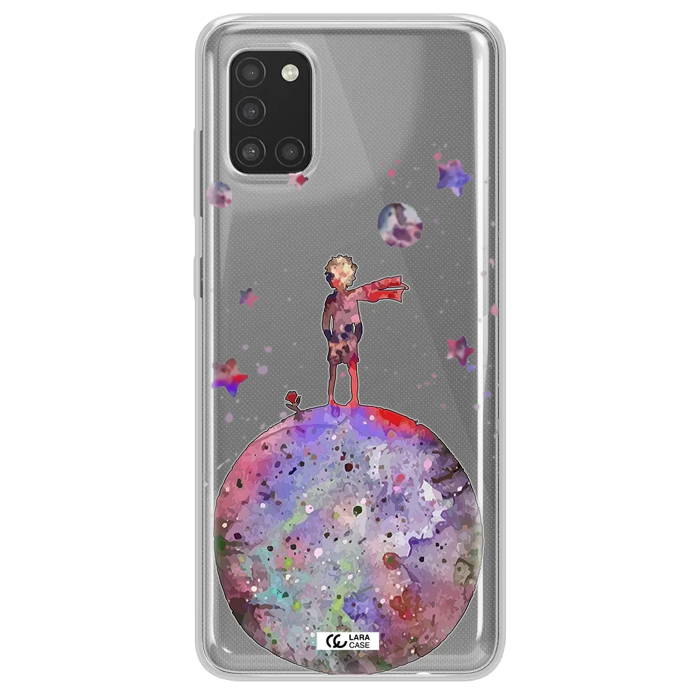 Little Prince Night Samsung A31 Clear TPU Case