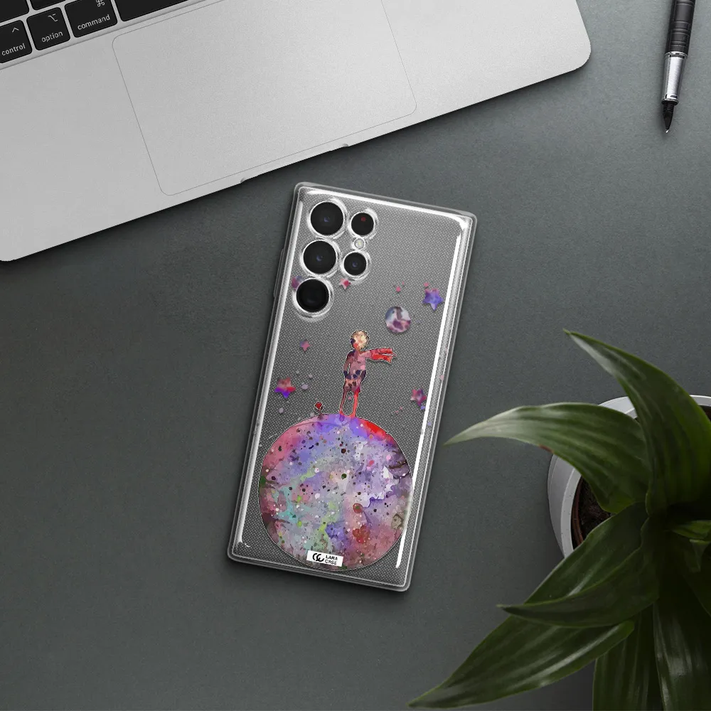 Little Prince Night Samsung S 22 Ultra Clear TPU Case