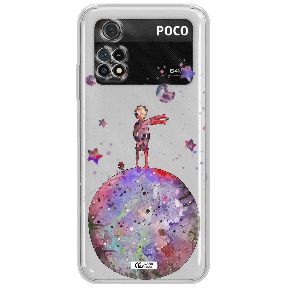 Little Prince Night Xiaomi Poco M4 Pro 4G Clear Tpu Case