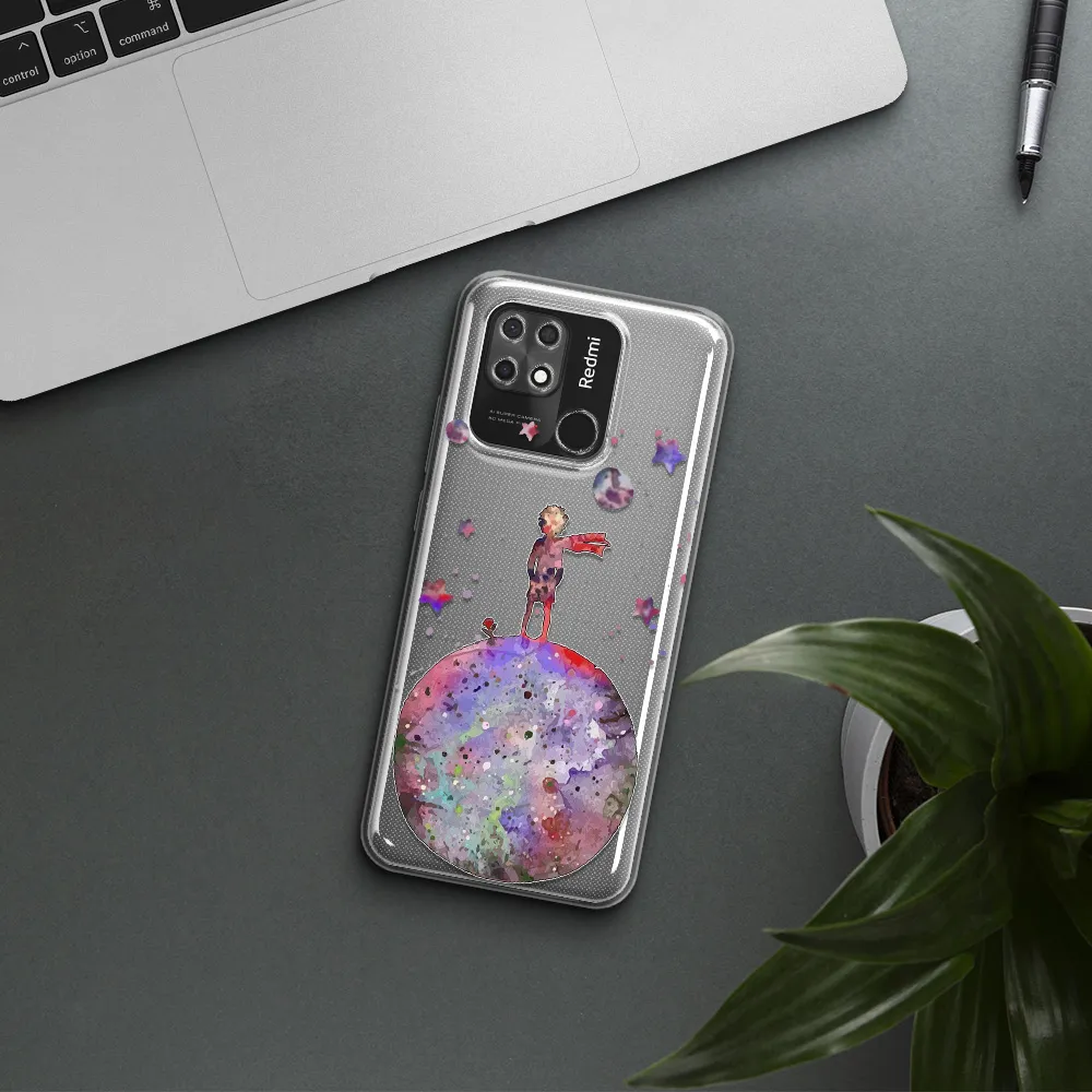 Little Prince Night Xiaomi Redmi 10C Clear TPU Case