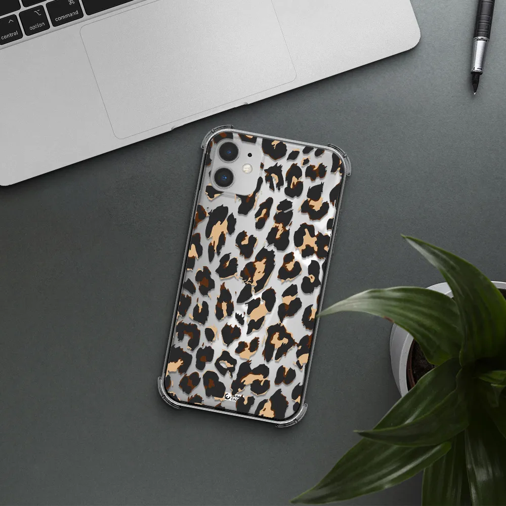 Leopard Print Apple iPhone 11 Clear PC Case