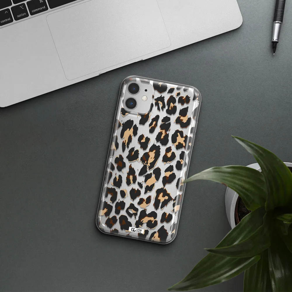 Leopard Print Apple iPhone 11 Clear TPU Case