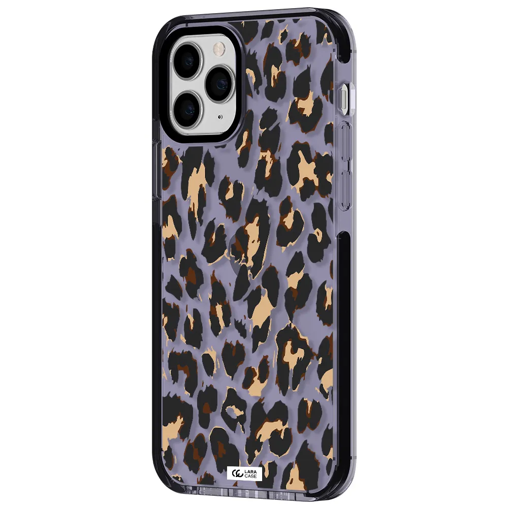 Leopard Print Apple iPhone 11 pro impact Lilac Case