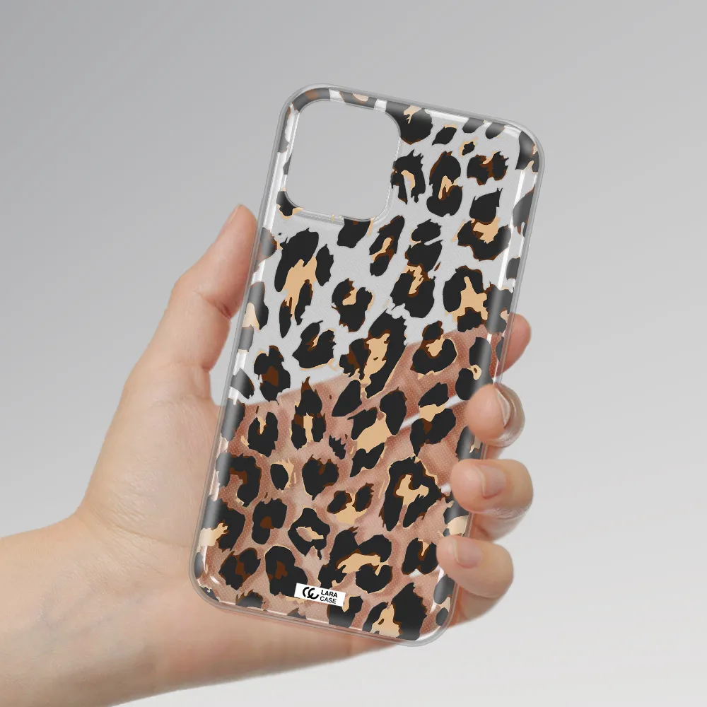 Leopard Print Apple iPhone 11 pro max Clear TPU Case