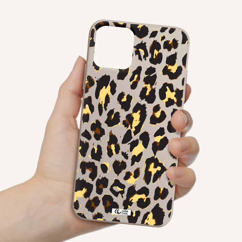 Leopard Print Apple iPhone 11 pro max Silicone Stone Case