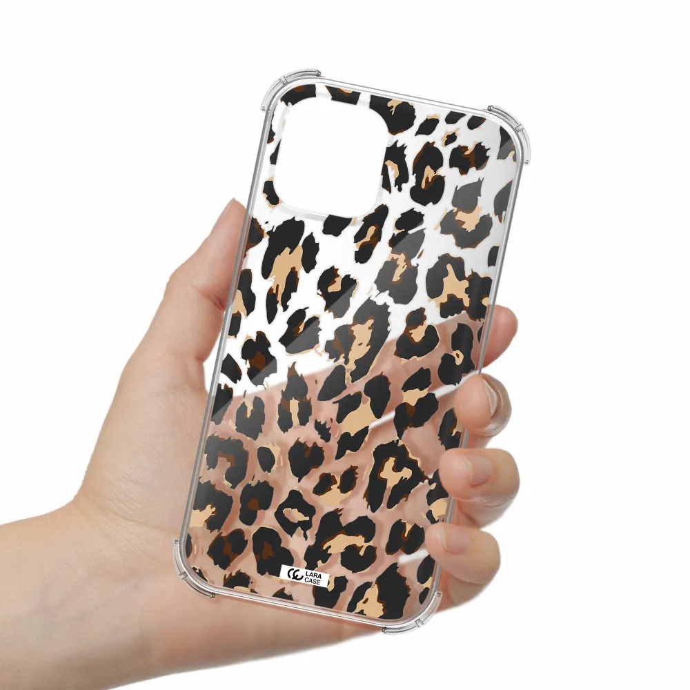 Leopard Print Apple iPhone 12 pro Clear PC Case