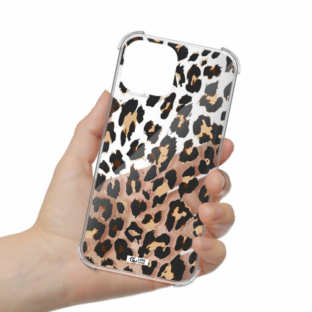Leopard Print Apple iPhone 13 mini Clear PC Case