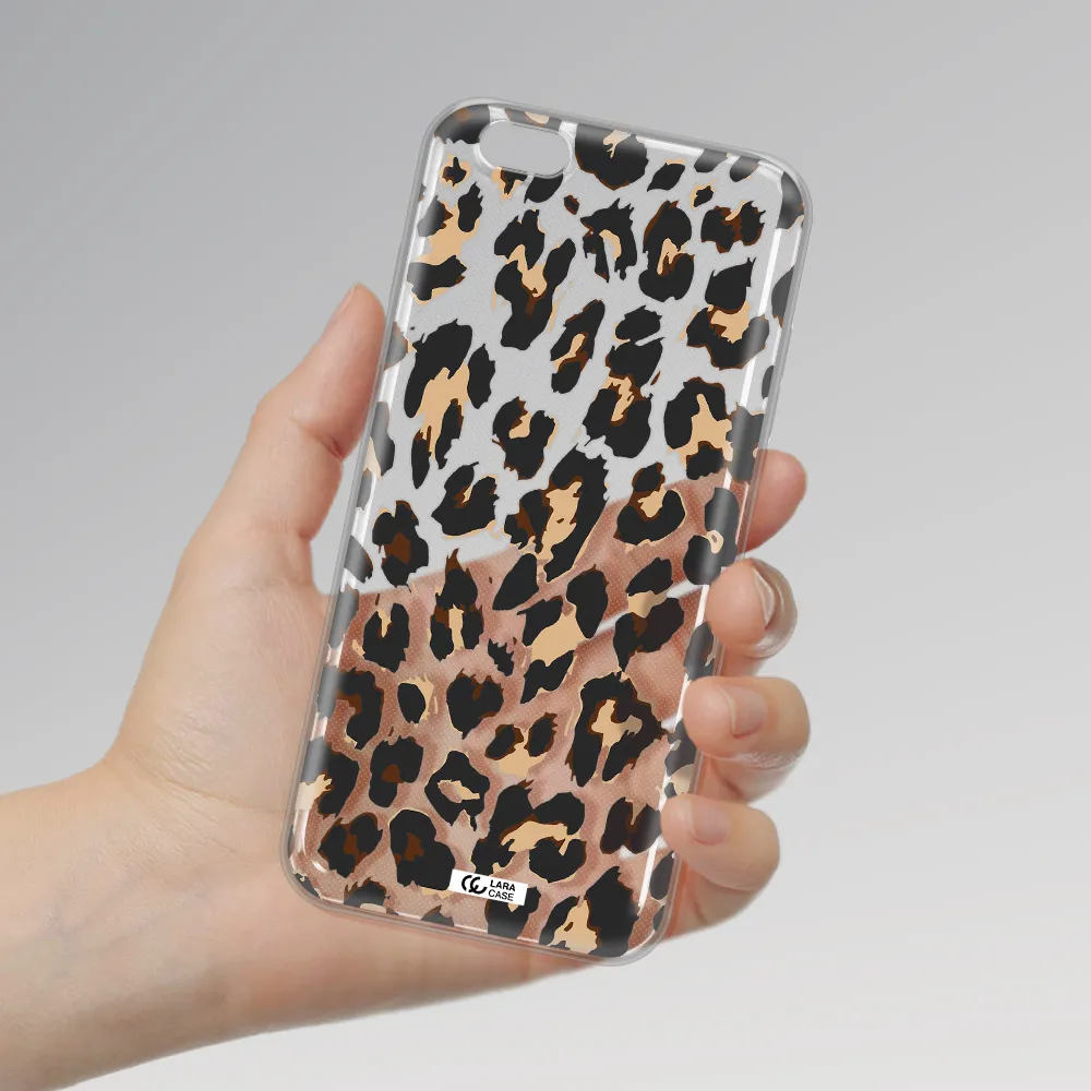 Leopard Print Apple iPhone 6S Clear TPU Case